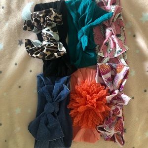 6 pc Baby Bling Bow